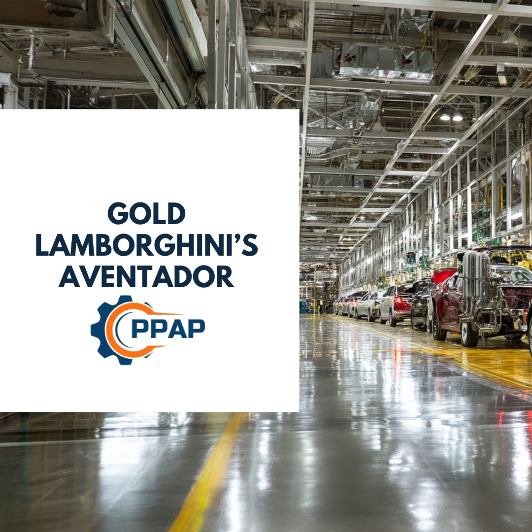 Gold Lamborghini Aventador LP 700-4